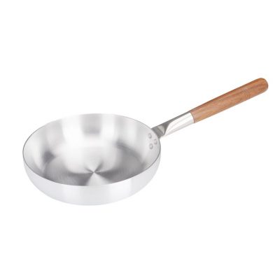 28cm Aluminium Medium Duty Frypan Wood Handle (1188)