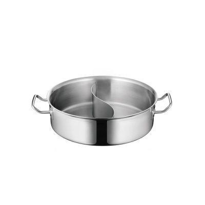 24cm Stainless Steel 2 Division Casserole (5027)