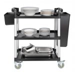 Vogue Polypropylene Mobile Trolley Small - Image 4