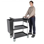 Vogue Polypropylene Mobile Trolley Small - Image 5