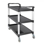 Vogue Polypropylene Mobile Trolley Large - Image 2