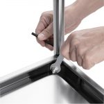 Vogue Stainless Steel 2 Tier Clearing Trolley Large - Image 7