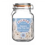 Kilner Clip Top Square Jar 2000ml - Image 2