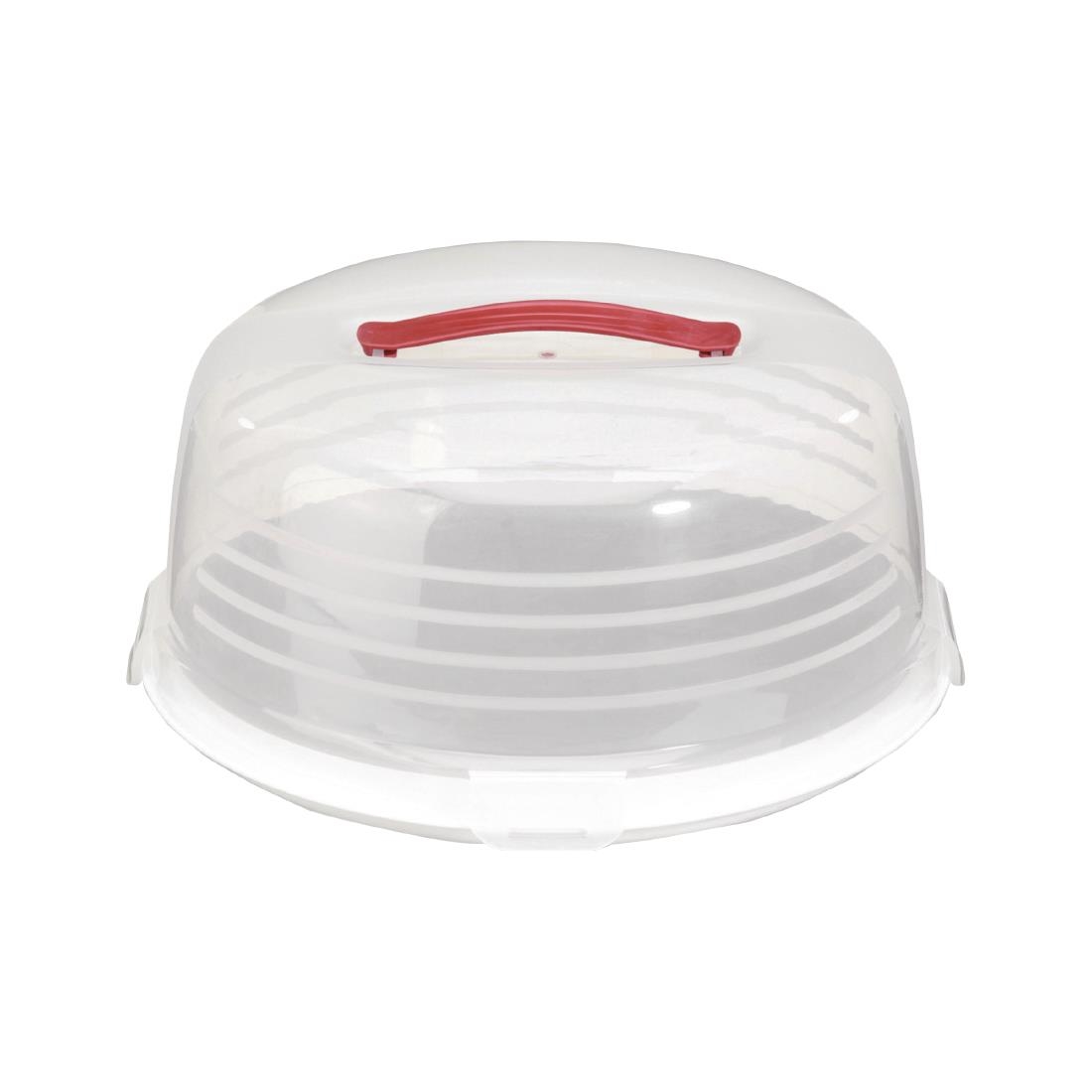 228629.jpg Curver Round Cake Box White 350mm - Image 1
