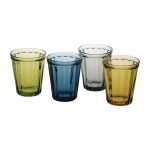 Olympia Cabot Panelled Glasses Tumblers Blue 260ml (6 Pack) - Image 3