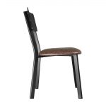 Bolero Metal & PU Side Chairs Vintage Mocha (Pack 4) - Image 3