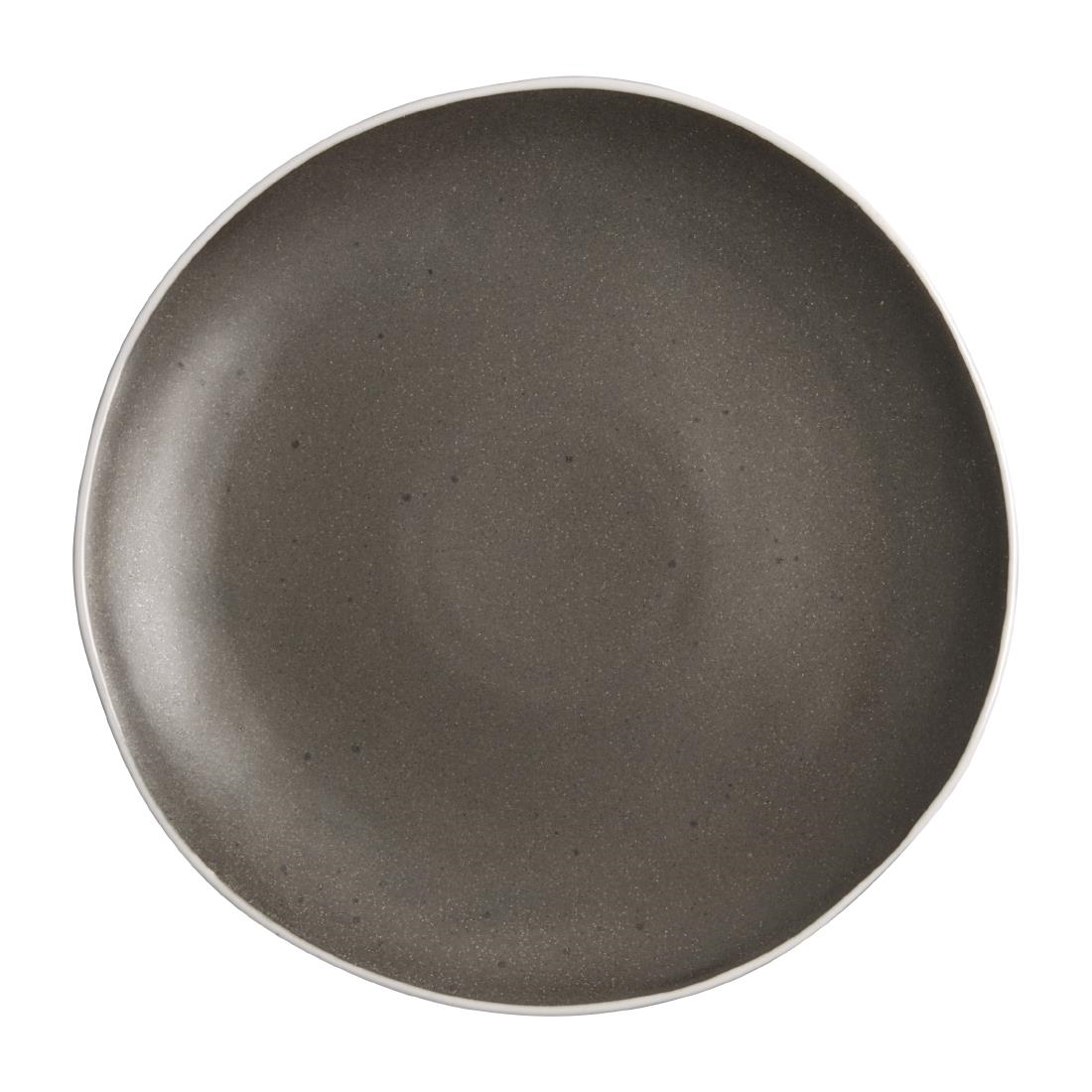 338438.jpg Olympia Chia Plates Charcoal 270mm (6 Pack) - Image 1