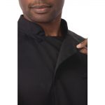 Chefs Works Montreal Unisex Chef Jacket Black L - Image 7