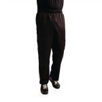 Whites EasyFit Chef Trousers Teflon Black L