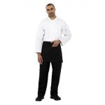 Whites Vegas Unisex Chef Jacket Long Sleeve White L - Image 5