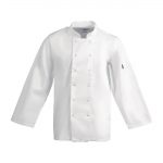 Whites Vegas Unisex Chef Jacket Long Sleeve White L