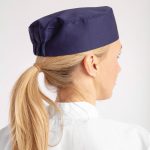 Whites Chefs Skull Cap Blue - Image 3