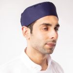 Whites Chefs Skull Cap Blue - Image 4