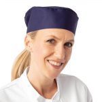 Whites Chefs Skull Cap Blue - Image 5
