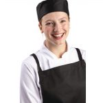 Whites Chef Skull Cap Polycotton Black - L - Image 2