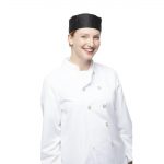 Whites Chef Skull Cap Polycotton Black - L - Image 3