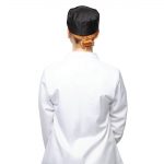 Whites Chef Skull Cap Polycotton Black - L - Image 5
