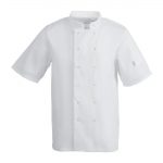 Whites Vegas Unisex Chef Jacket Short Sleeve White 3XL