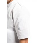 Whites Vegas Unisex Chef Jacket Short Sleeve White 3XL - Image 3