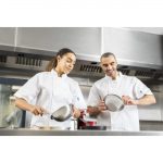 Whites Vegas Unisex Chef Jacket Short Sleeve White 3XL - Image 5