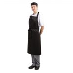 Whites Bib Apron Polycotton Black - Image 4