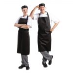 Whites Bib Apron Polycotton Black - Image 5