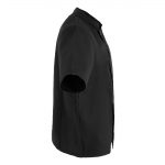 Whites Vegas Unisex Chef Jacket Short Sleeve Black 3XL - Image 7