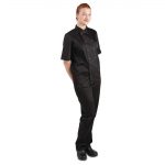 Whites Vegas Unisex Chef Jacket Short Sleeve Black 3XL - Image 13