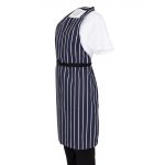 Whites Butchers Stripe Bib Apron Blue/White - Image 3