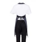 Whites Butchers Stripe Bib Apron Blue/White - Image 5