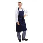 Whites Bib Apron Navy Blue - Image 4