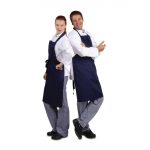 Whites Bib Apron Navy Blue - Image 7