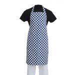 Whites Bib Apron Blue & White Check