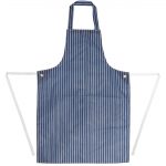 Whites Water Resistant Bib Apron Blue and White - Image 3