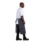 Whites Butchers Stripe Waist Apron Blue/White - Image 4