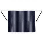 Whites Butchers Stripe Waist Apron Blue/White - Image 6