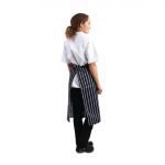 Whites Butchers Stripe Waist Apron Blue/White - Image 7