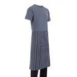 Whites Butchers Stripe Waist Apron Blue/White - Image 8