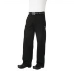 Chef Works Unisex Professional Series Chefs Trousers Black Herringbone M - Image 2