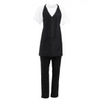 Chef Works Tuxedo Bib Apron Black