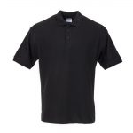 Portwest Unisex Polo Shirt Black L