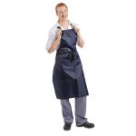 Whites Light Duty Water Resistant Bib Apron Blue - Image 5
