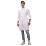 Chef Works Bib Apron White - Image 3