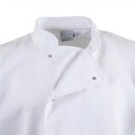 Whites Nevada Unisex Chef Jacket Black & White L - Image 4