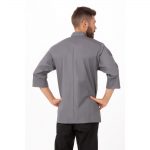 Chef Works Unisex Chef Jacket Grey M - Image 2