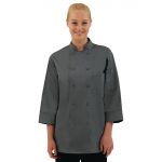 Chef Works Unisex Chef Jacket Grey M - Image 12