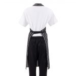 Whites Butchers Stripe Bib Apron Black/White - Image 11