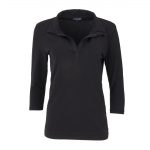 Chef Works Womens V-Neck T-Shirt Black L - Image 3