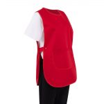 Whites Tabard With Pocket Red - Image 3