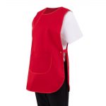 Whites Tabard With Pocket Red - Image 4